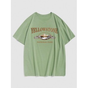 YELLOWSTONE NATIONAL PARK Graphic Vintage T-shirt