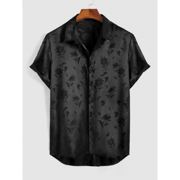 Jacquard Slick Short Sleeve Shirt