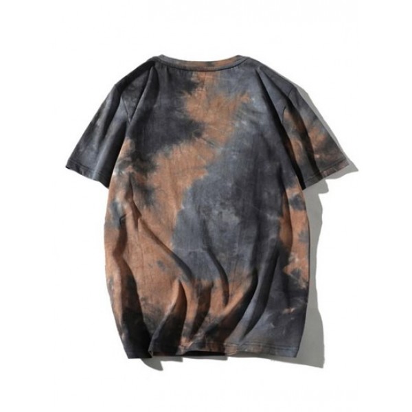 Y2K Aesthetic Tie Dye Design Casual T-shirt