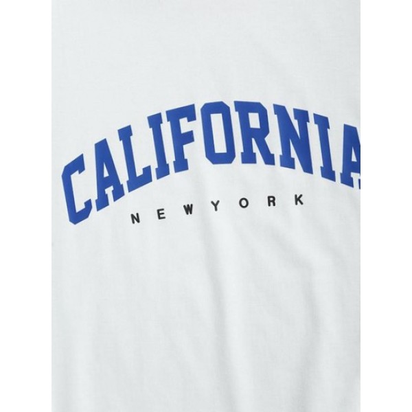 Short Sleeves CALIFORNIA Printed Tee